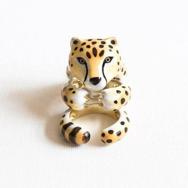 Animal Leopard Ring 3 High Quality, Neutral, Two Tone Design With